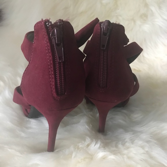 Wild Diva - Strappy Suede Stiletto Sandals, 7 - Picture 5 of 6